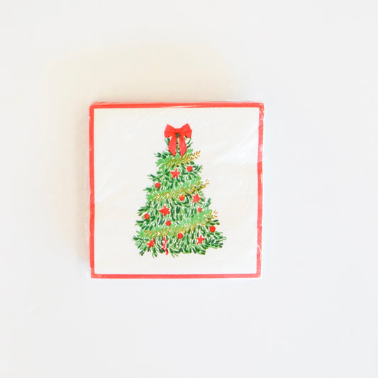 Christmas Tree Cocktail Napkins