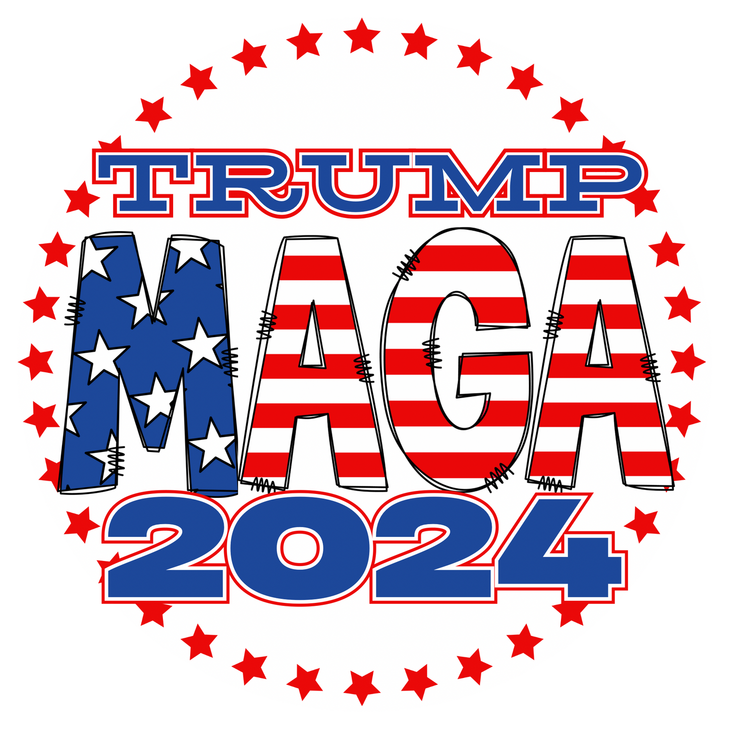 Trump MAGA: Flower Pot Sign
