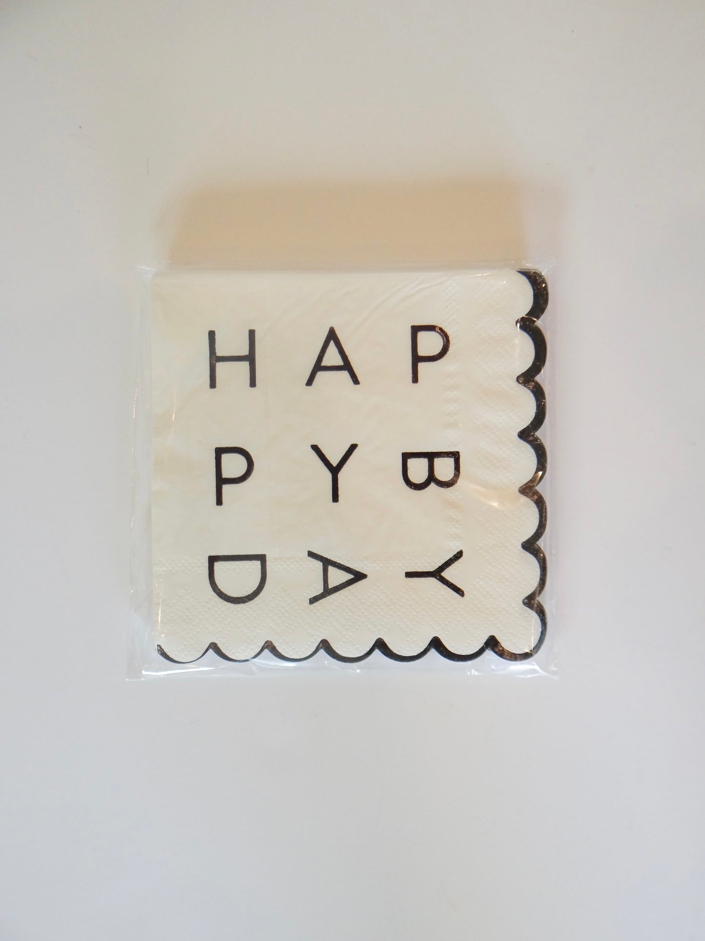 Scallop Birthday Cocktail Napkins