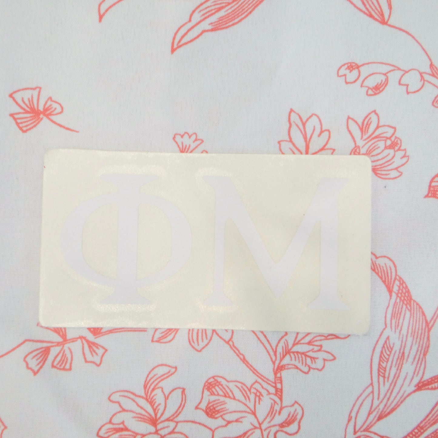 Sorority 2" Car Decal White
