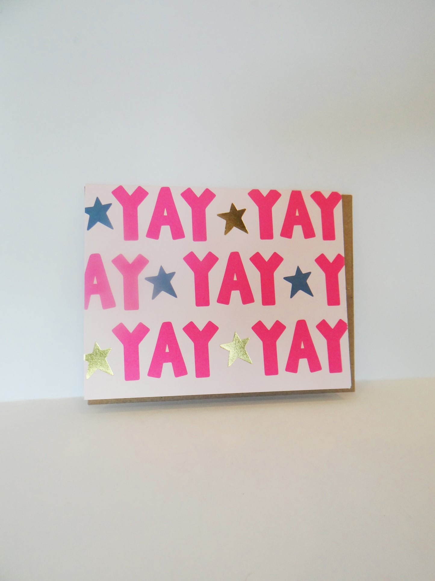 Yay Stars Greeting Card