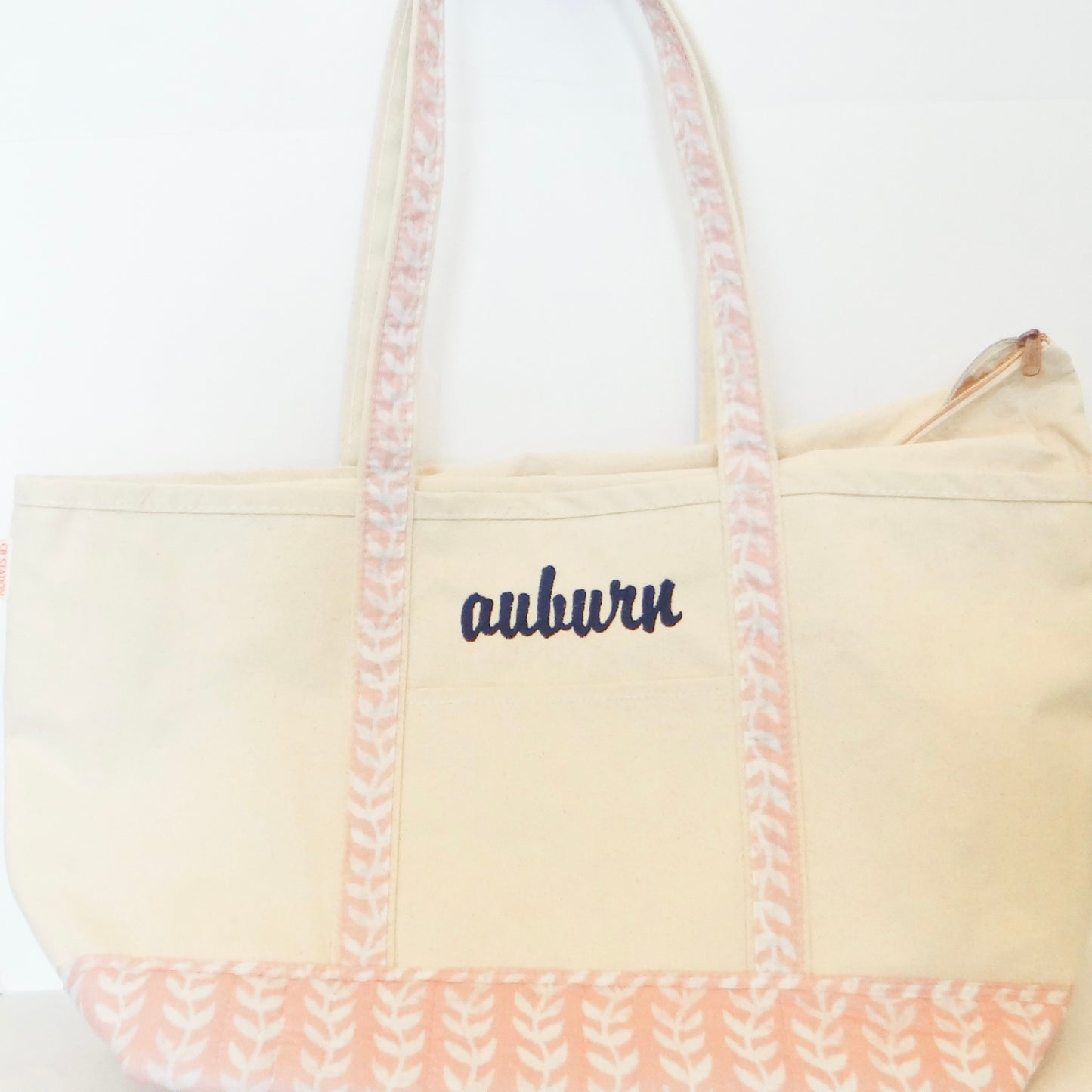 Powder Pink Boat Tote