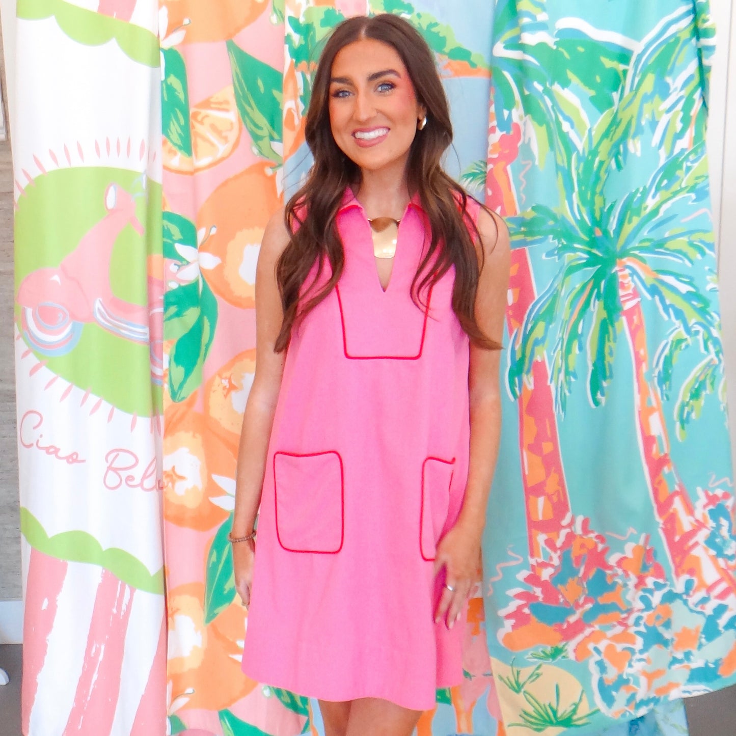 Pink Cabana Dress