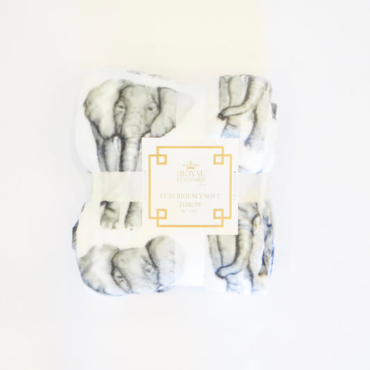 Elephant Stomp Throw Blanket