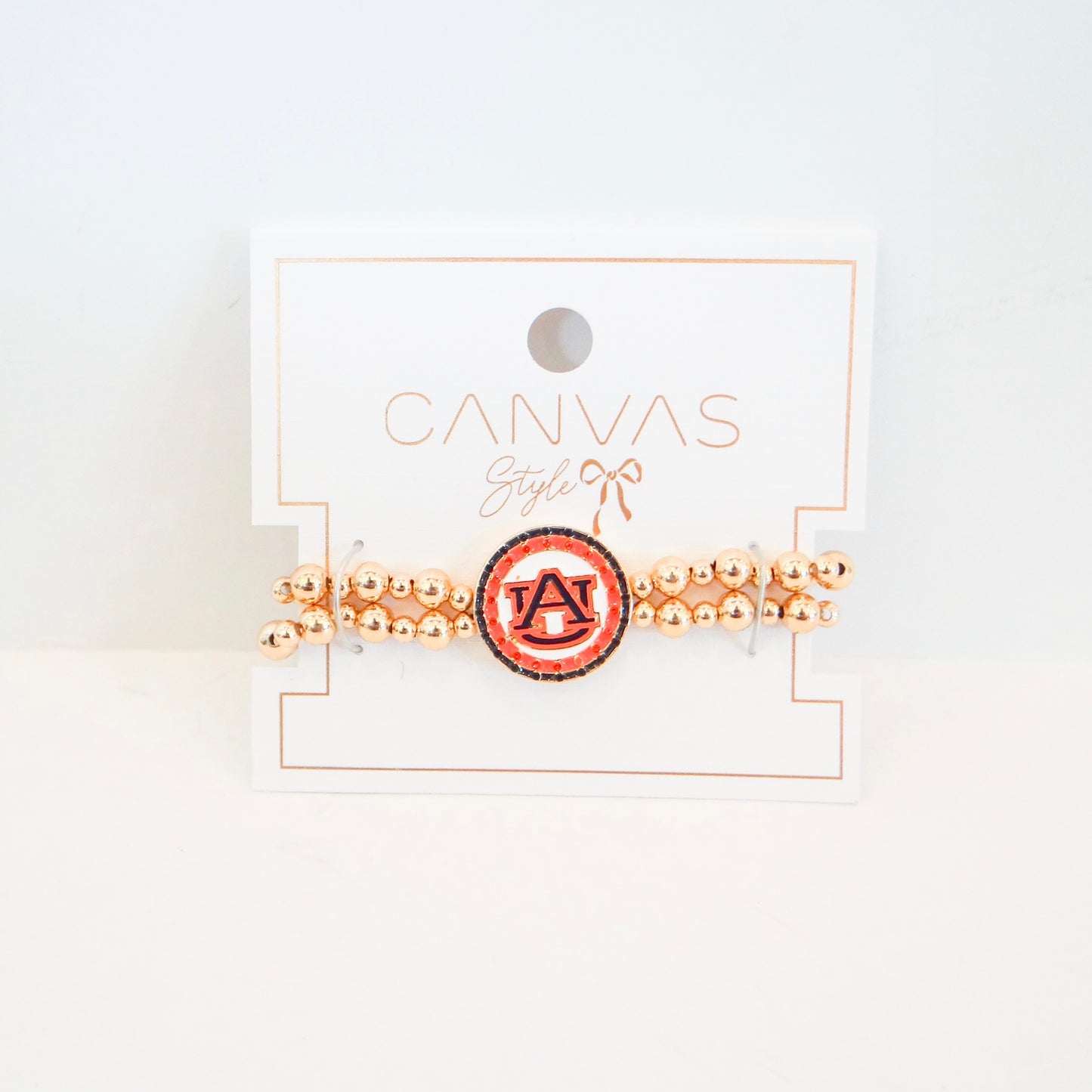 Auburn Disk Bracelet