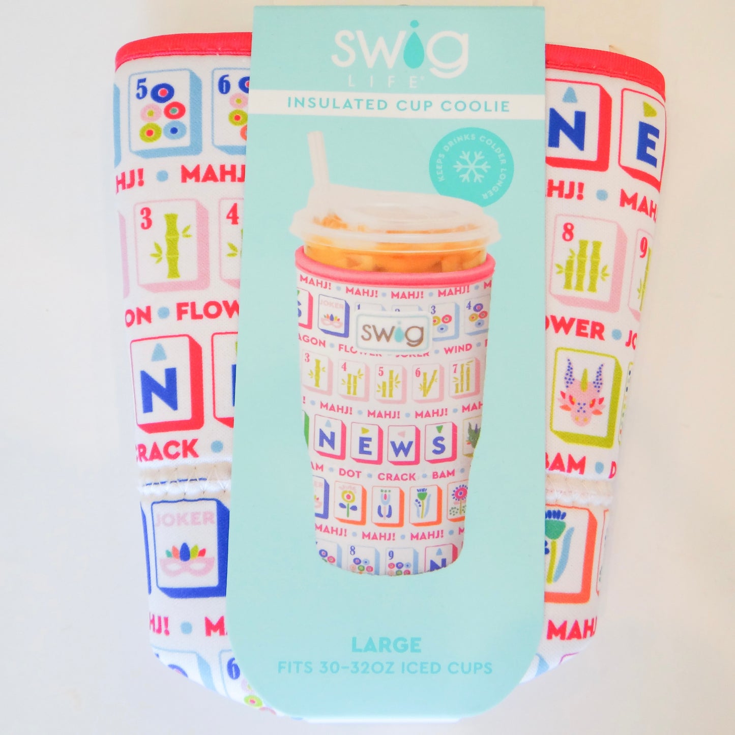 Swig Mahjong Large Iced Cup Coolie