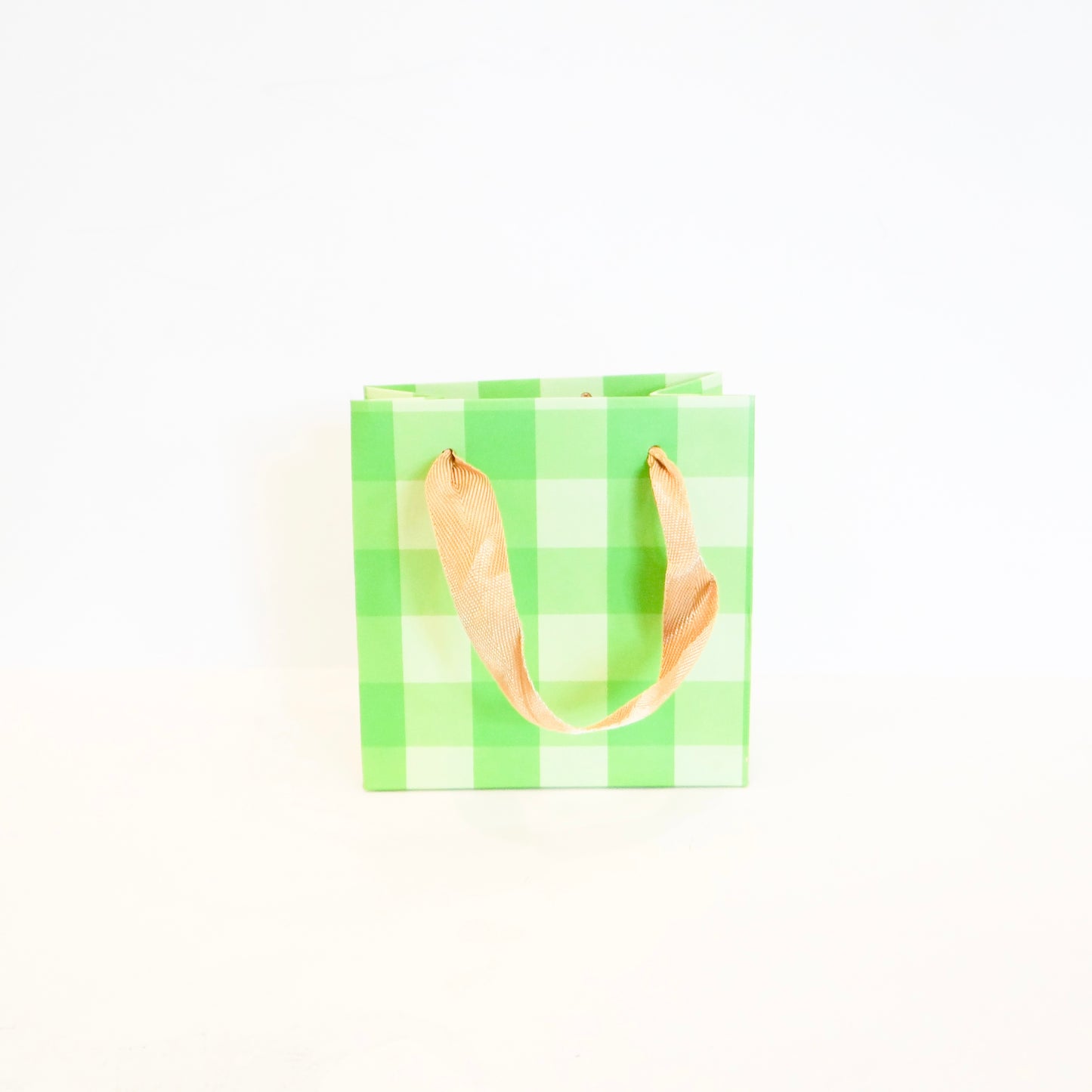 Small Gingham Gift Bag