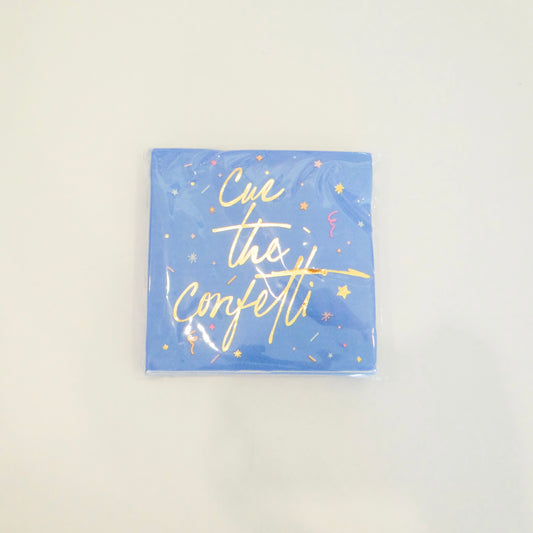 Cue Confetti Cocktail Napkins
