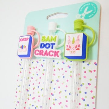 Mahjong Straw Topper Set