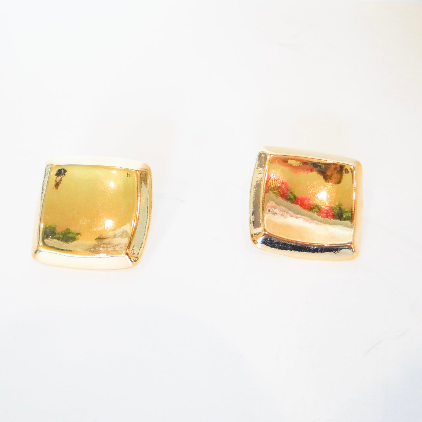 Square Gold Stud