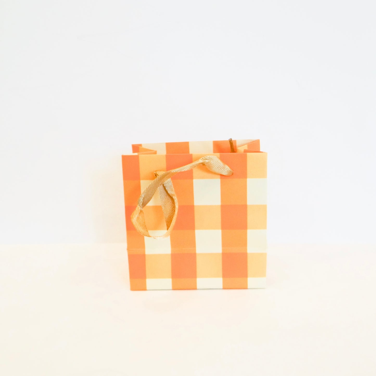 Small Gingham Gift Bag