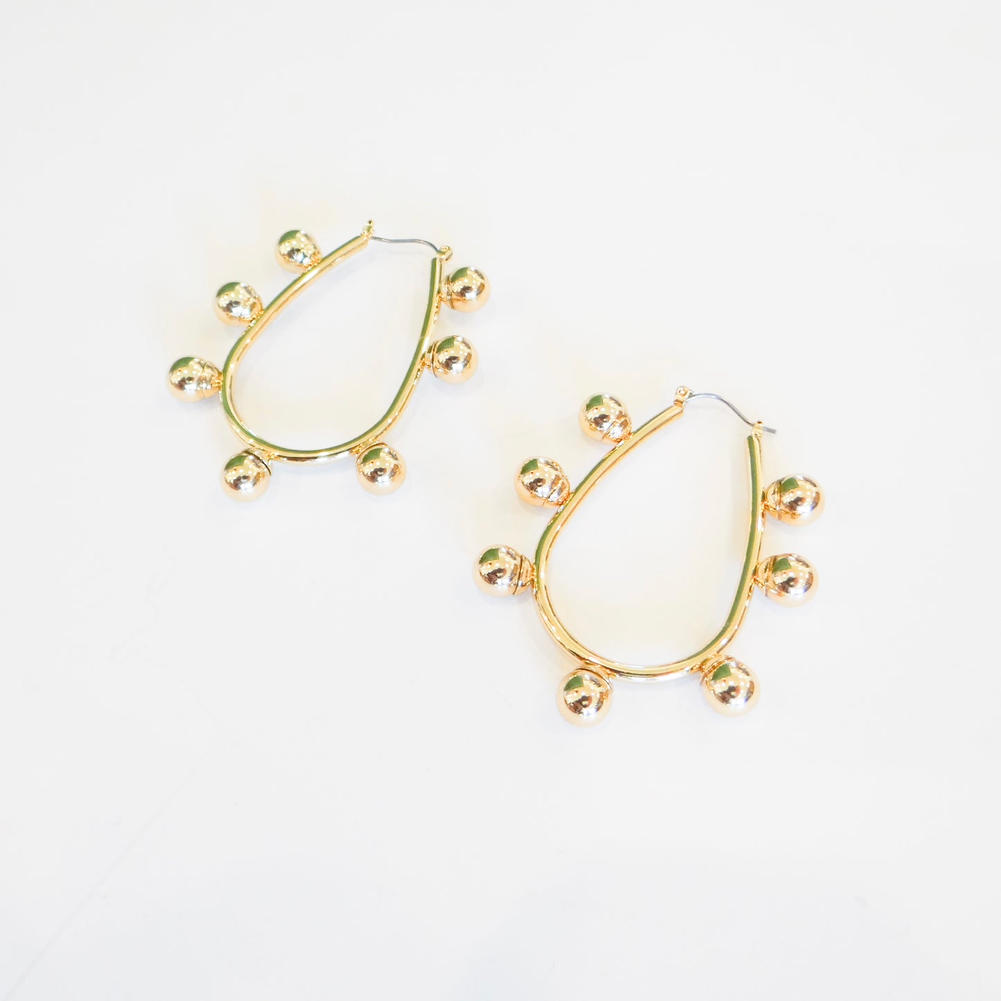 Allison Studded Teardrop Earrings