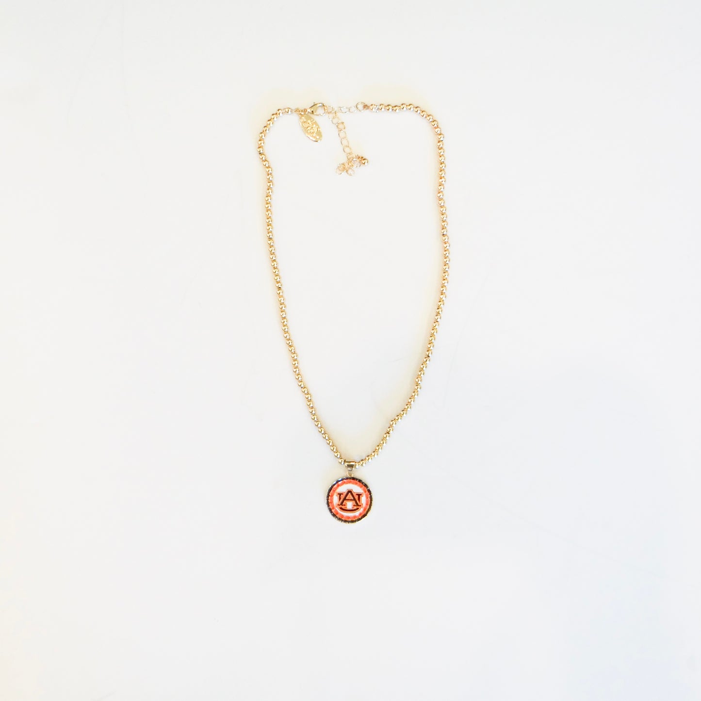 Auburn Disc Necklace