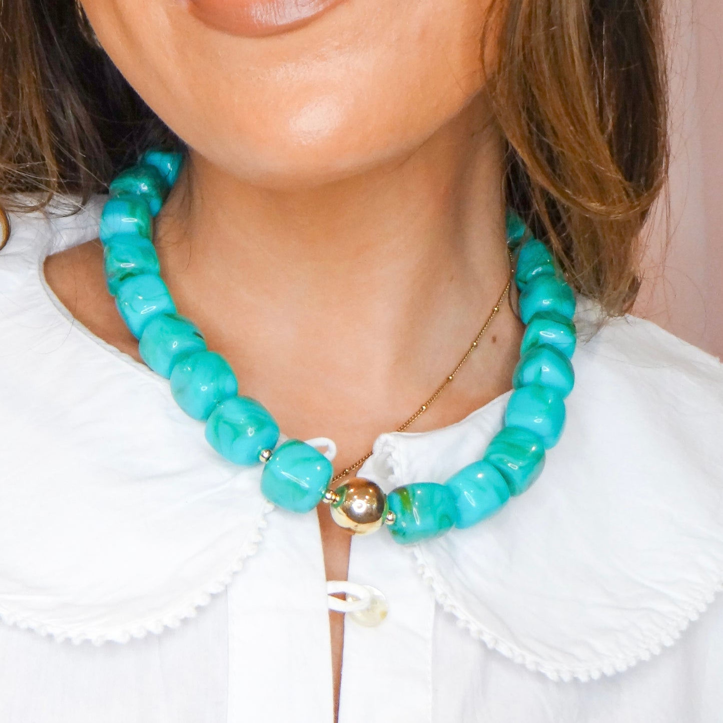Golden Bauble Necklace