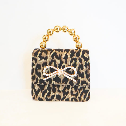 Maude Leopard Purse