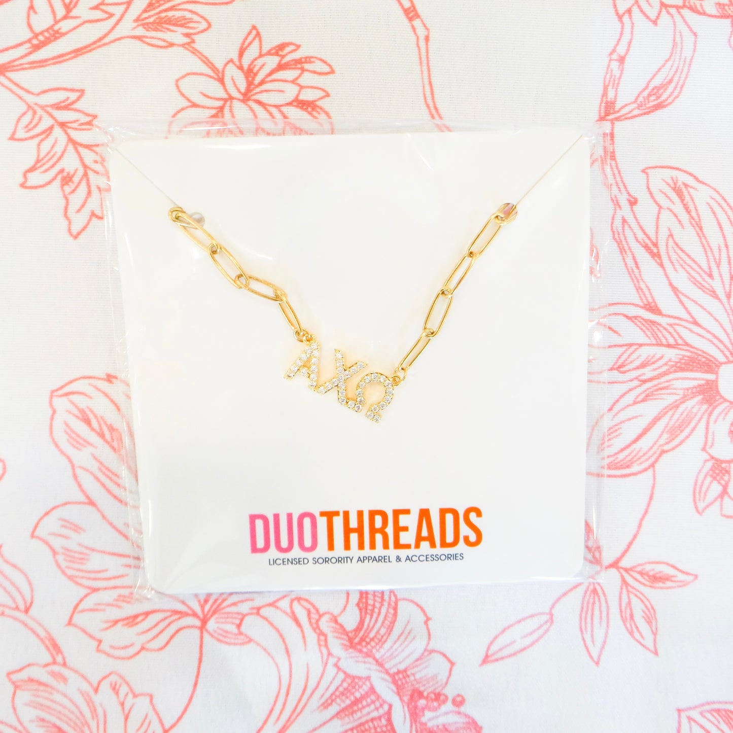 Sorority Rhinestone Necklace