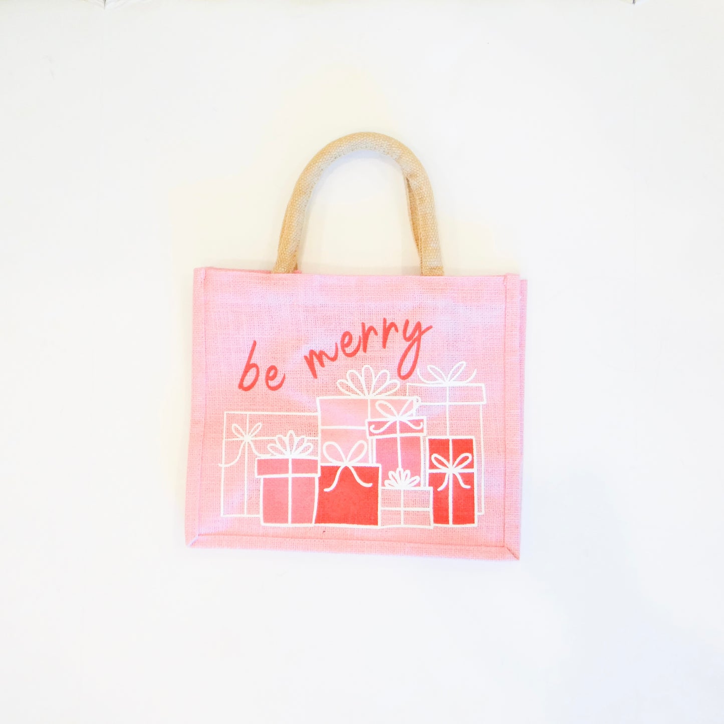 Be Merry Present Gift Tote