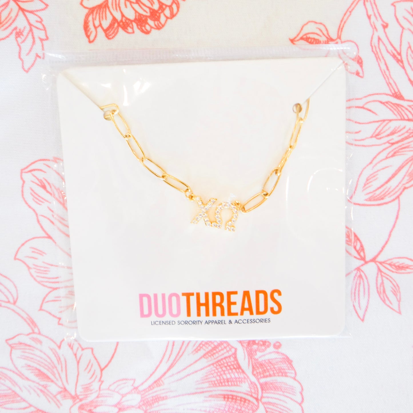 Sorority Rhinestone Necklace