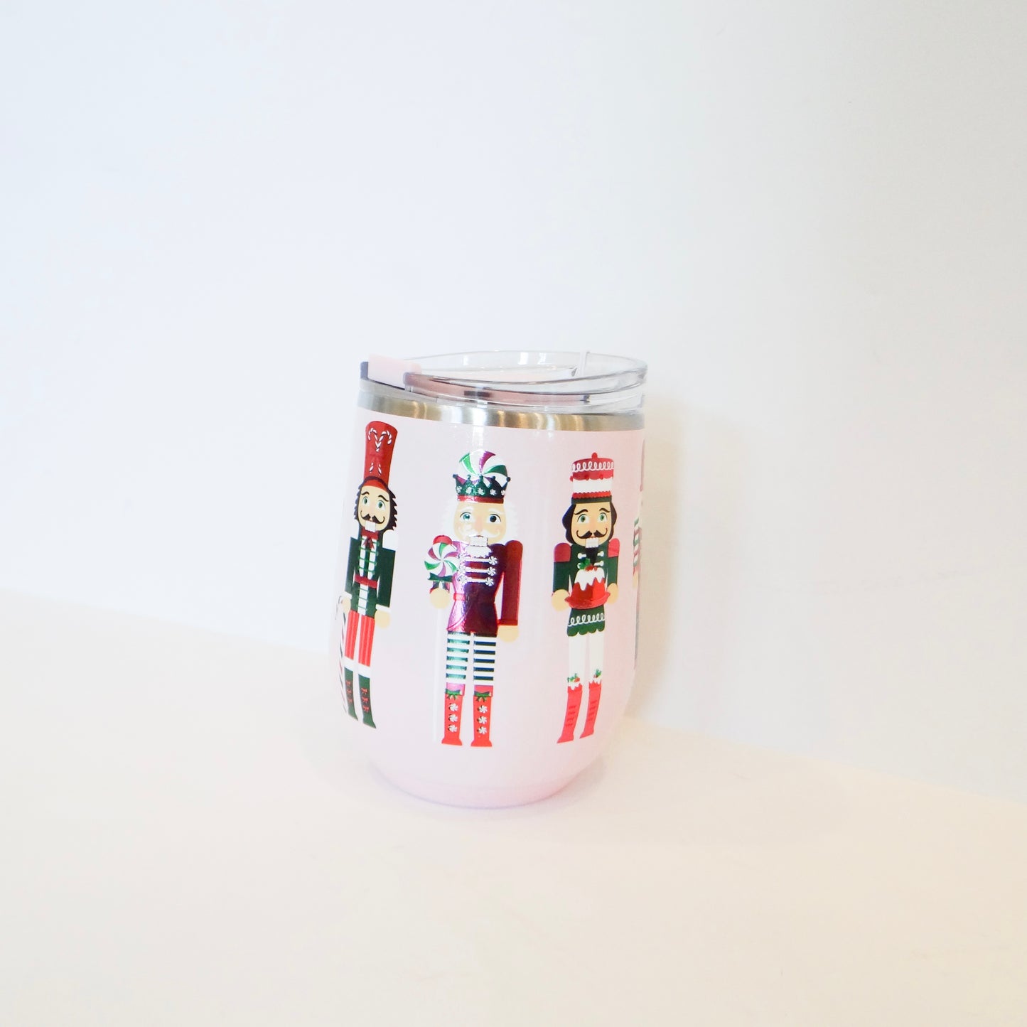 Sugar Plum Soldiers Stemless Wine Cup