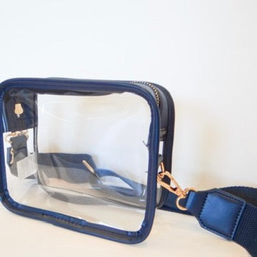 Navy Camera Crossbody