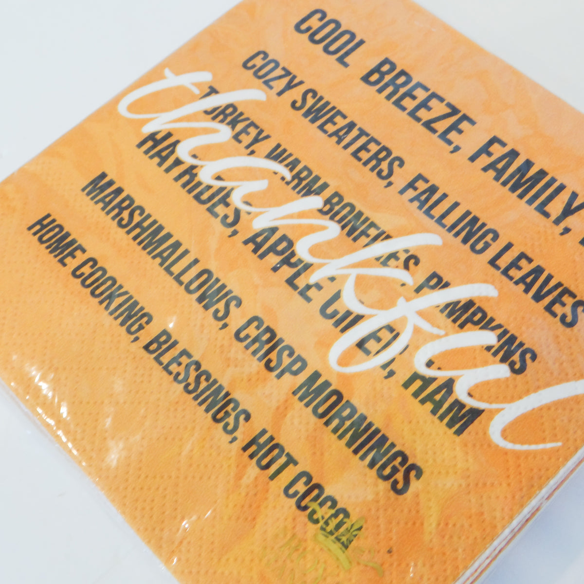 Thankful Cocktail Napkins