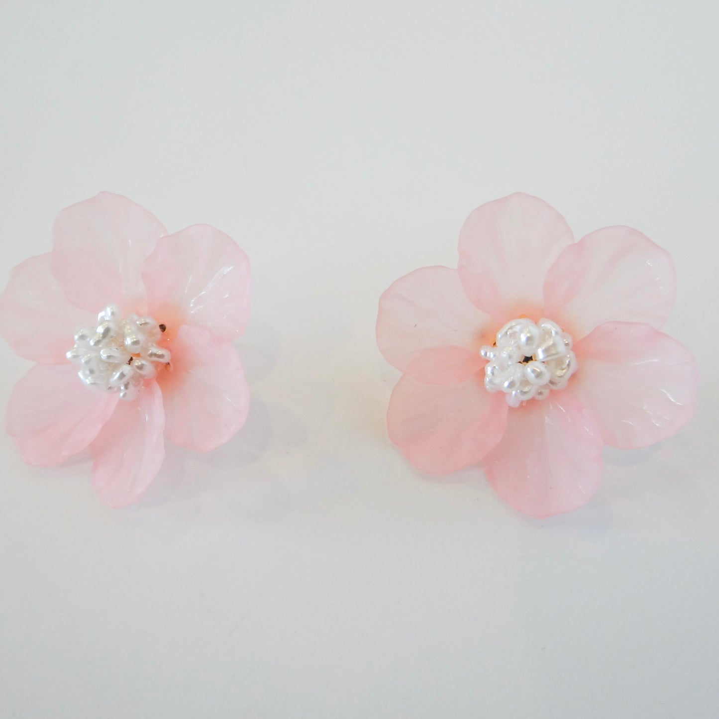 Pearl and Flower Earrings