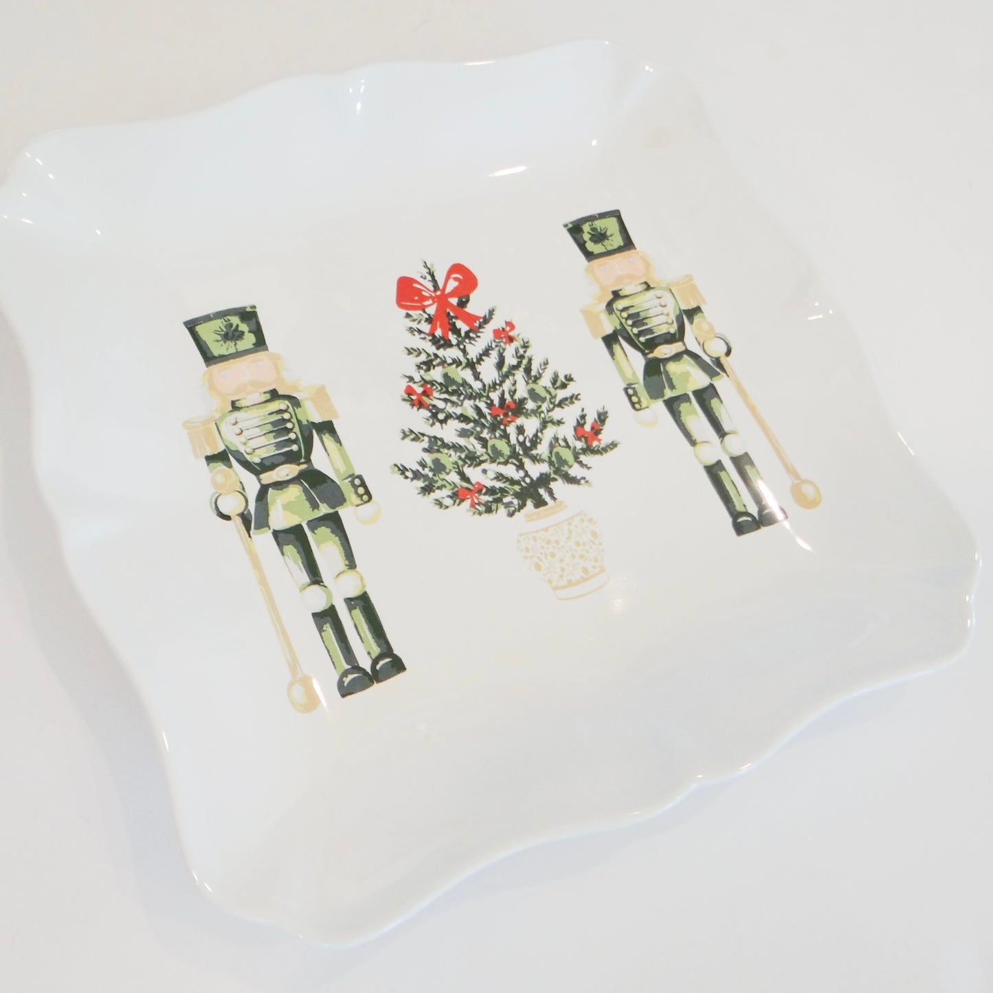 Watercolor Nutcracker Platter