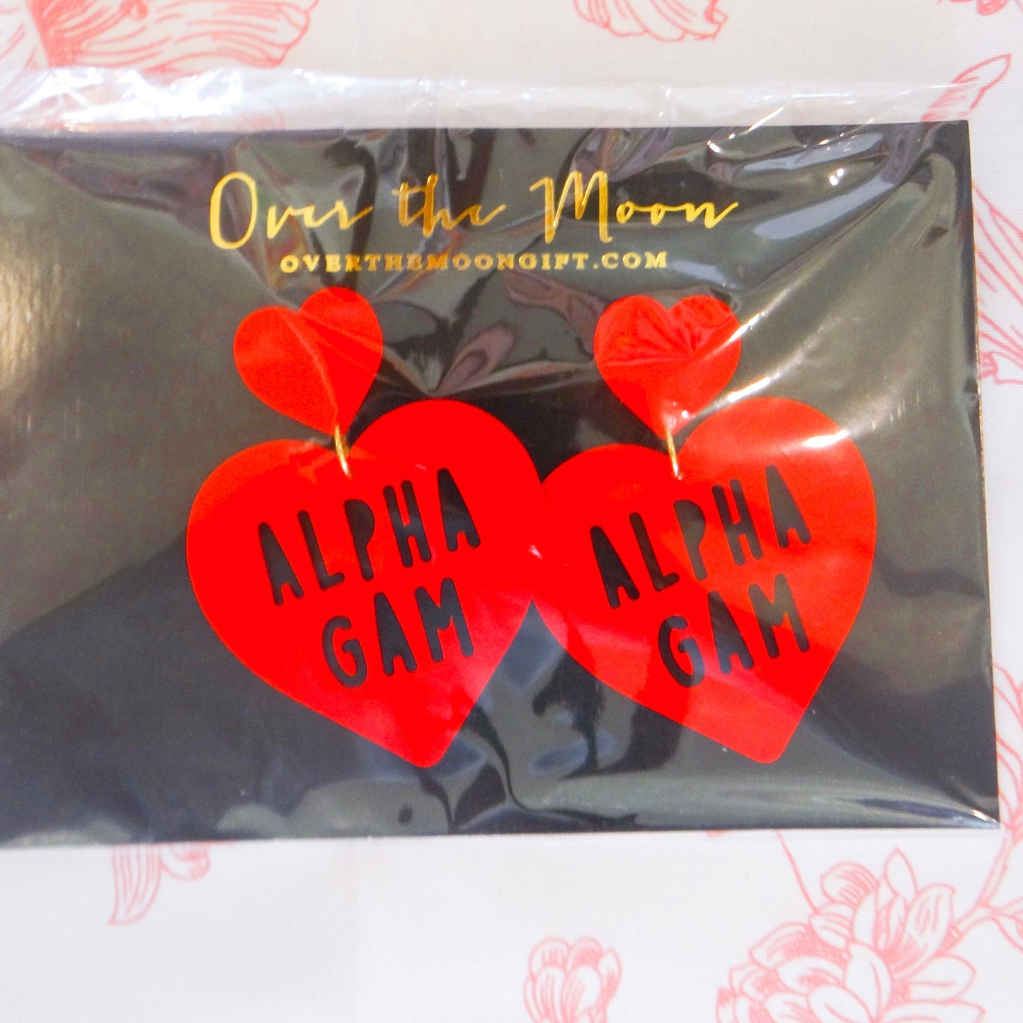 Sorority Heart Earrings