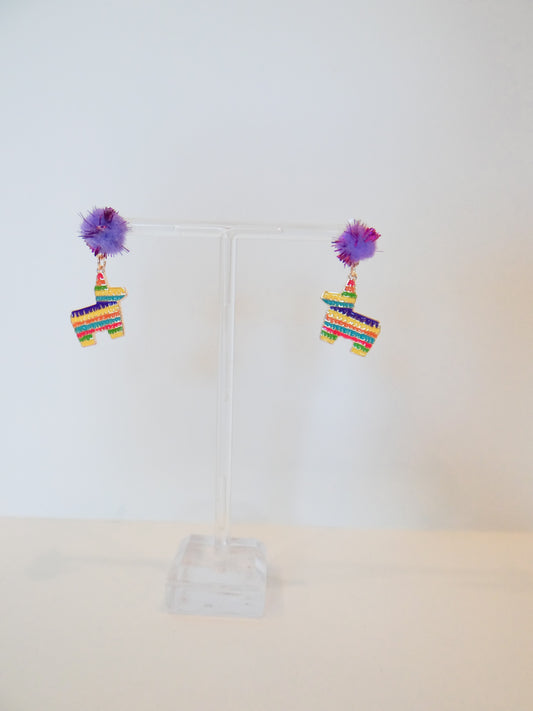 Pom Pom Pinata Earrings