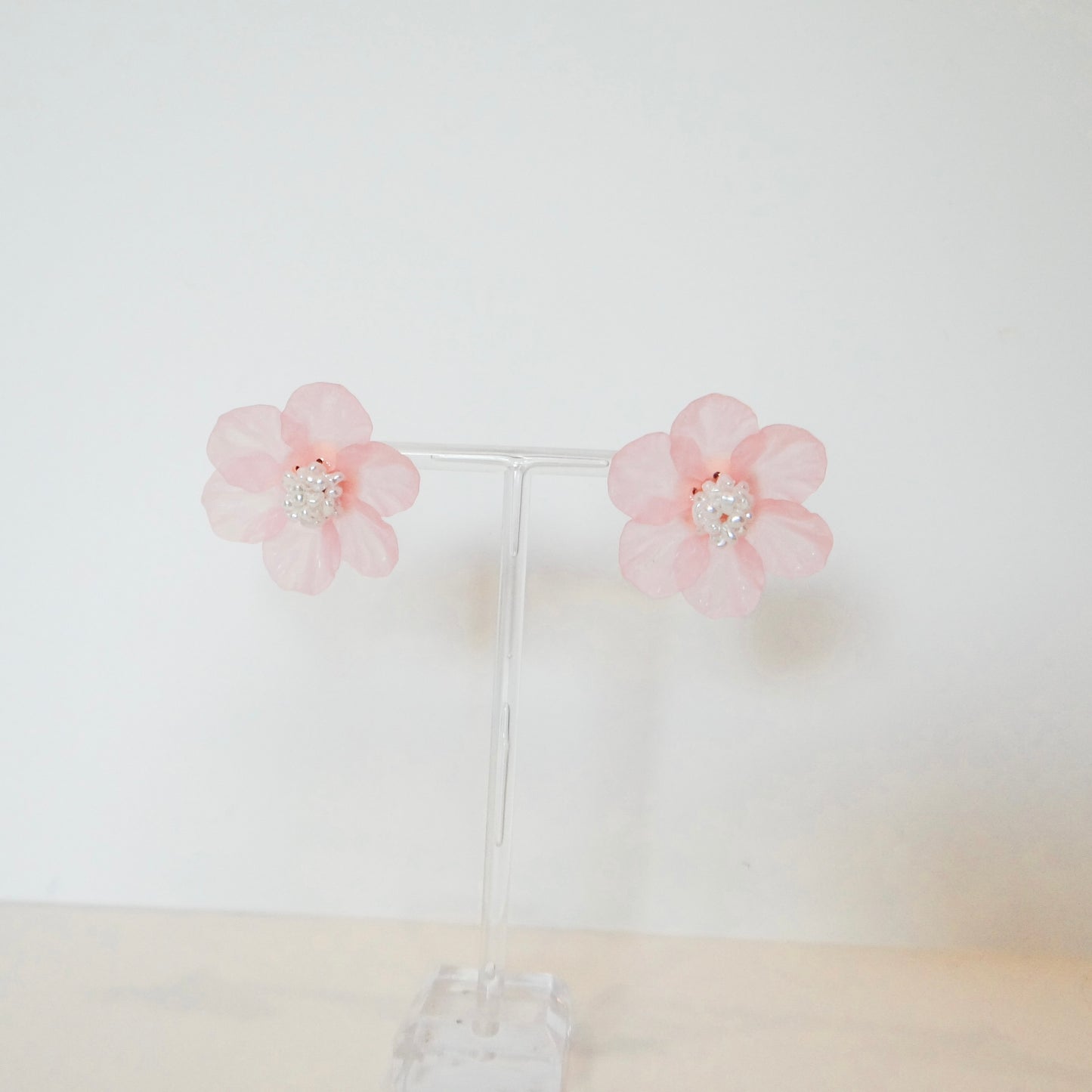 Pearl and Flower Earrings