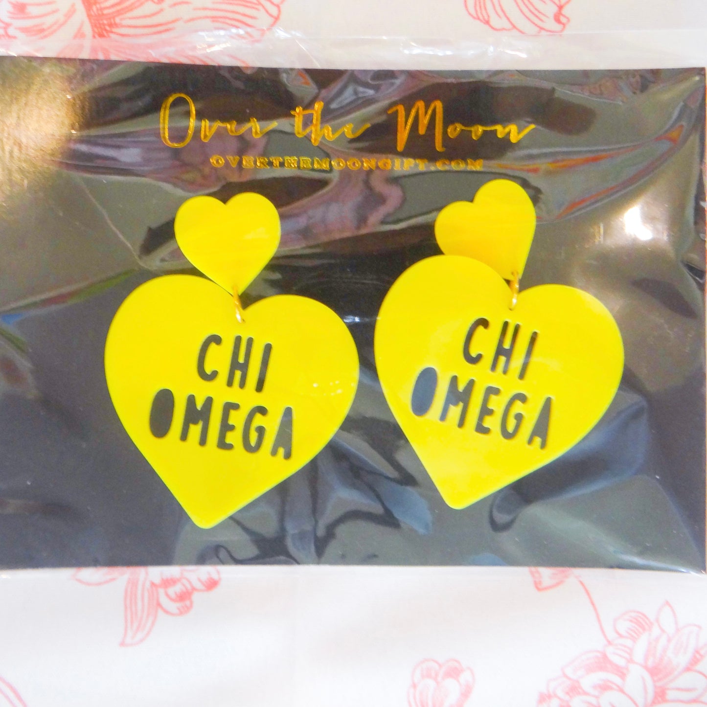 Sorority Heart Earrings