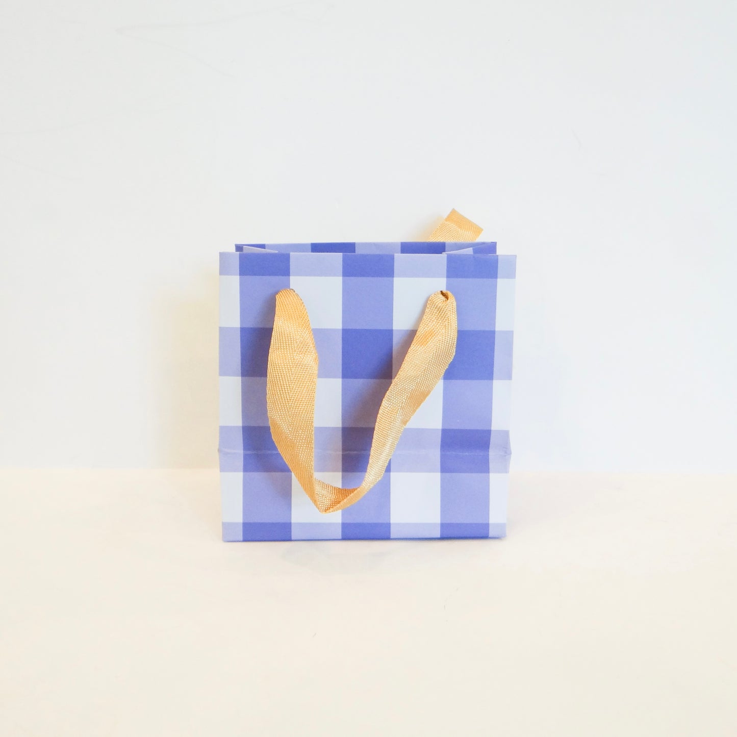 Small Gingham Gift Bag