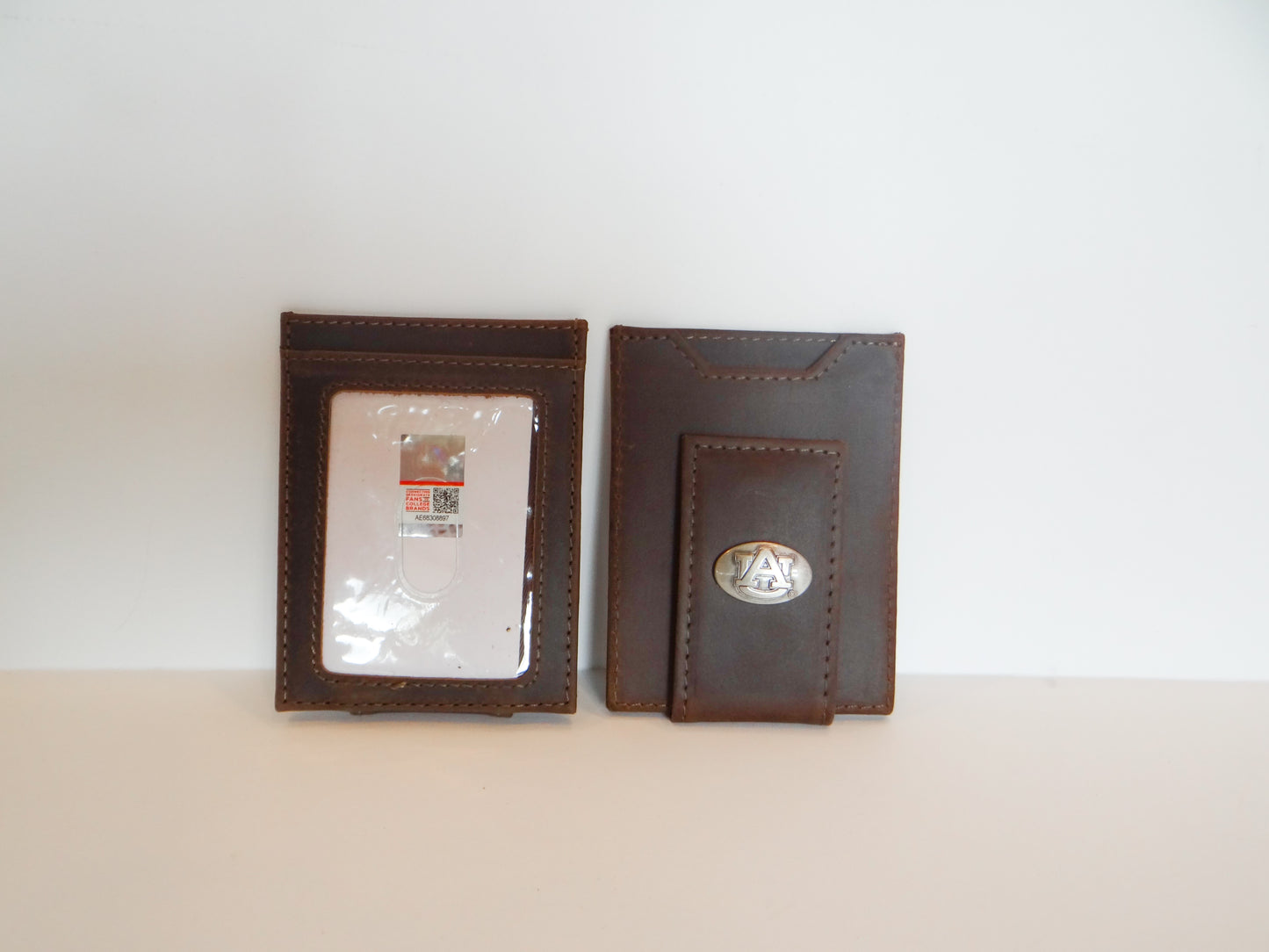 Auburn Leather Money Clip