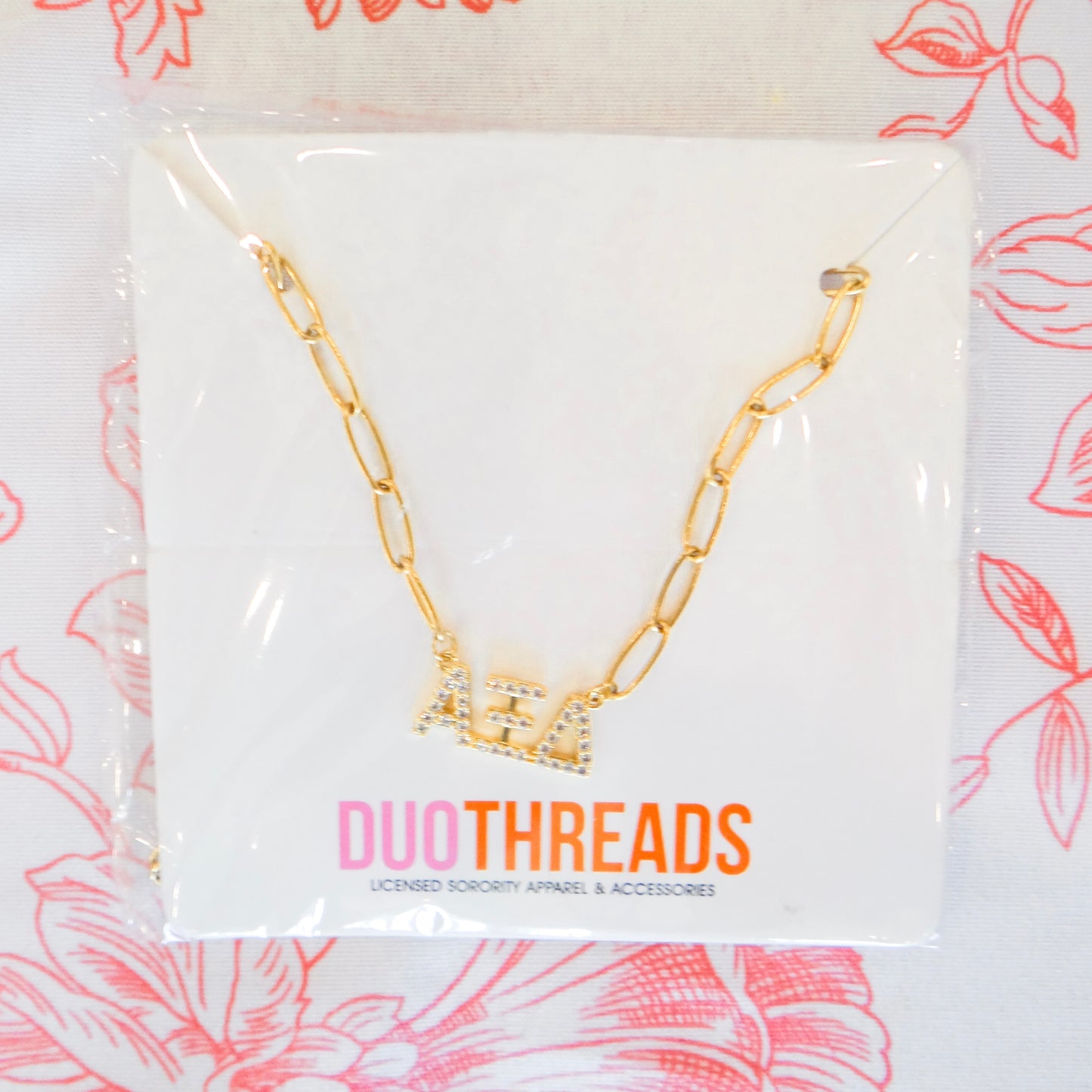Sorority Rhinestone Necklace