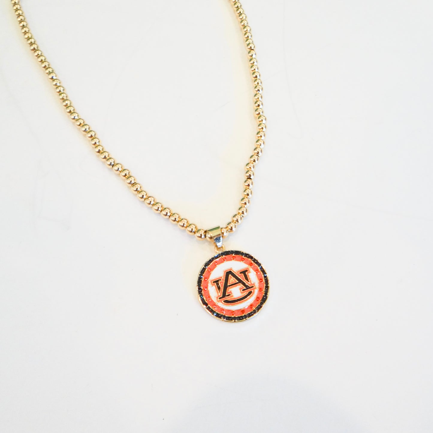 Auburn Disc Necklace