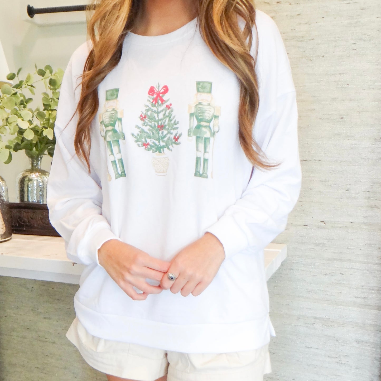 Watercolor Nutcracker Trio Sweatshirt