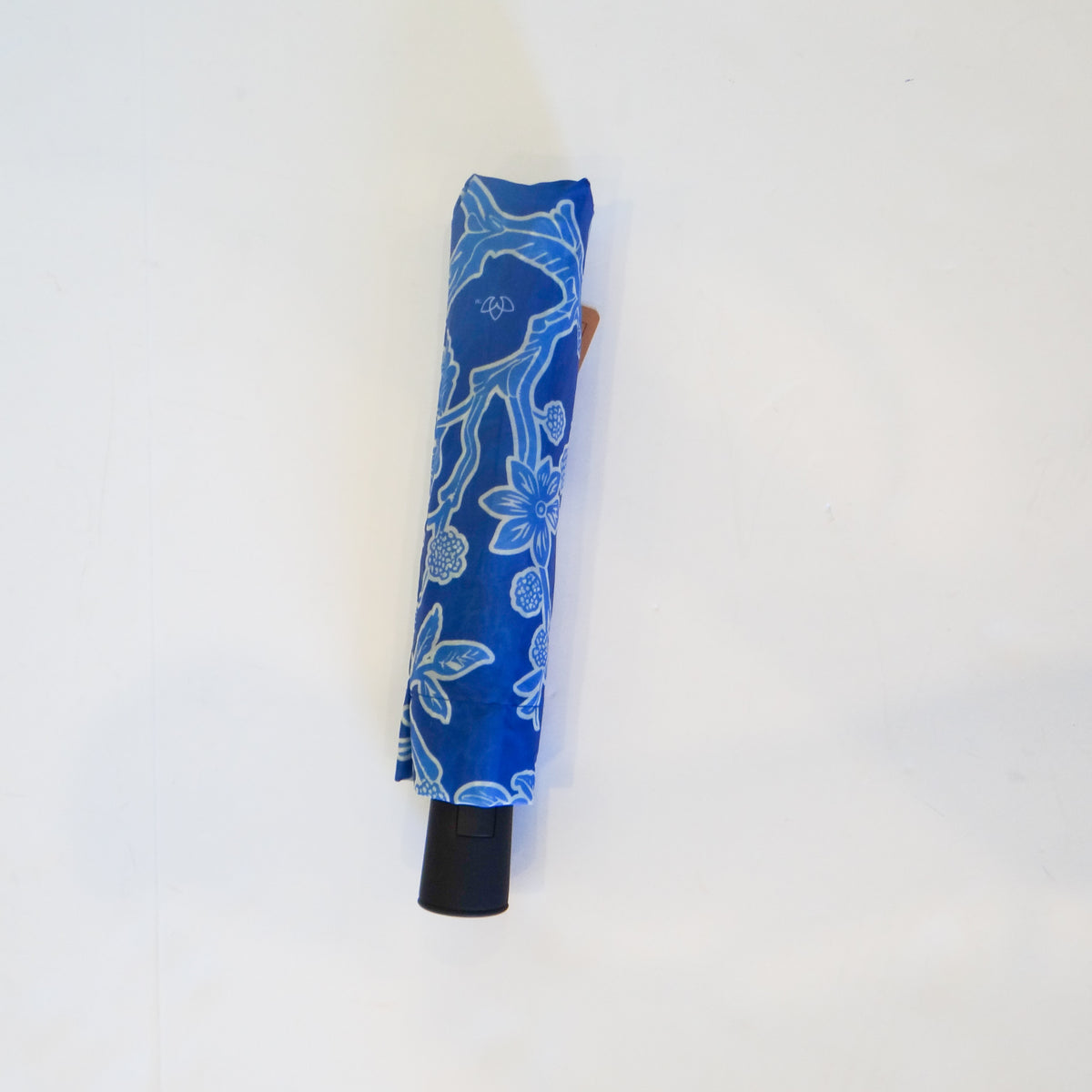 Blue Floral Umbrella