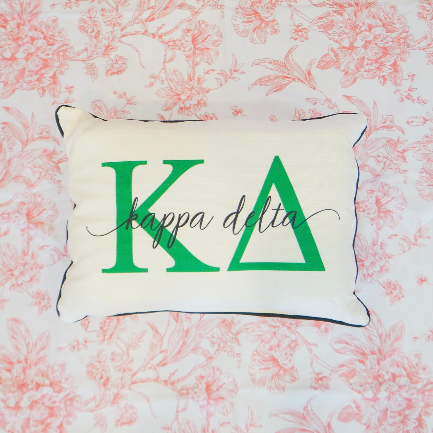 Sorority Letter Overlap Pillow