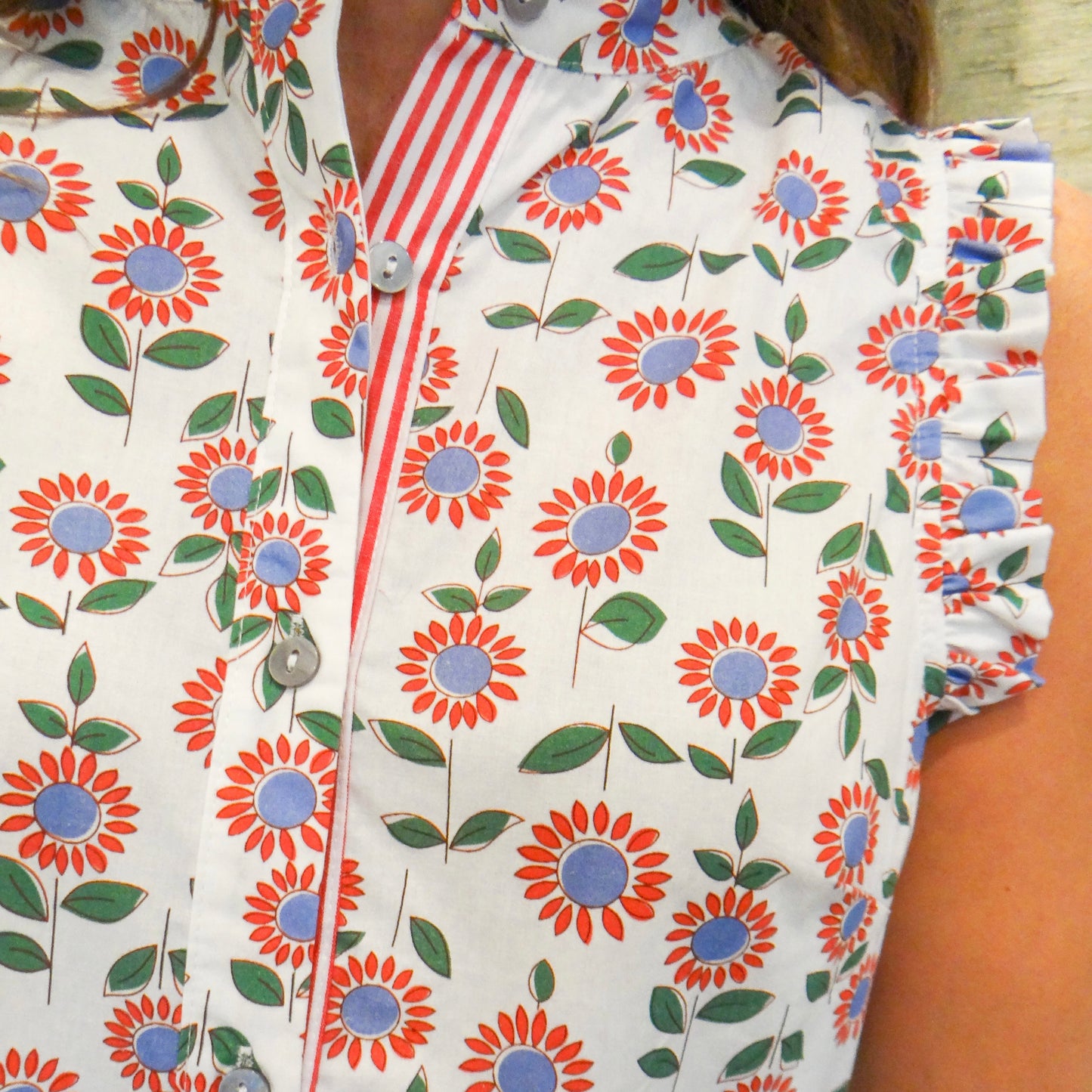 Americana Ruffle Top