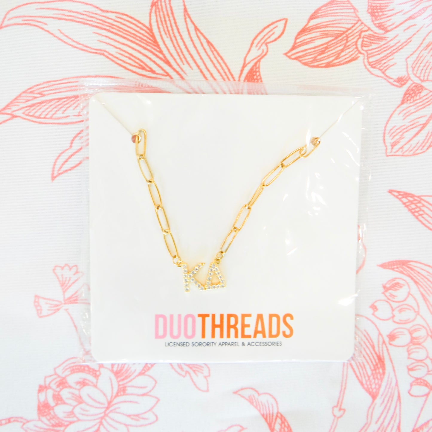 Sorority Rhinestone Necklace