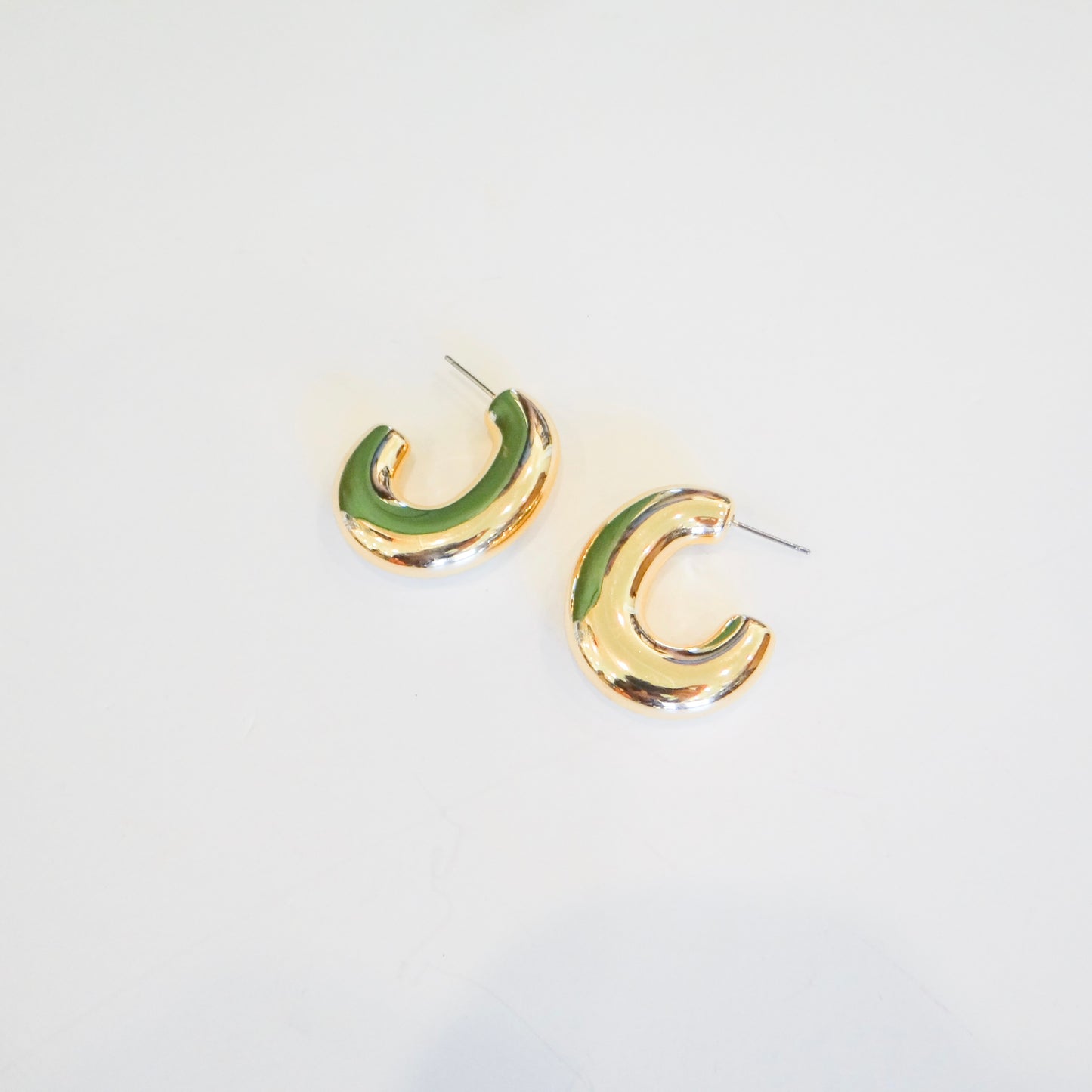 Gia Sculpted Hoop Earrings
