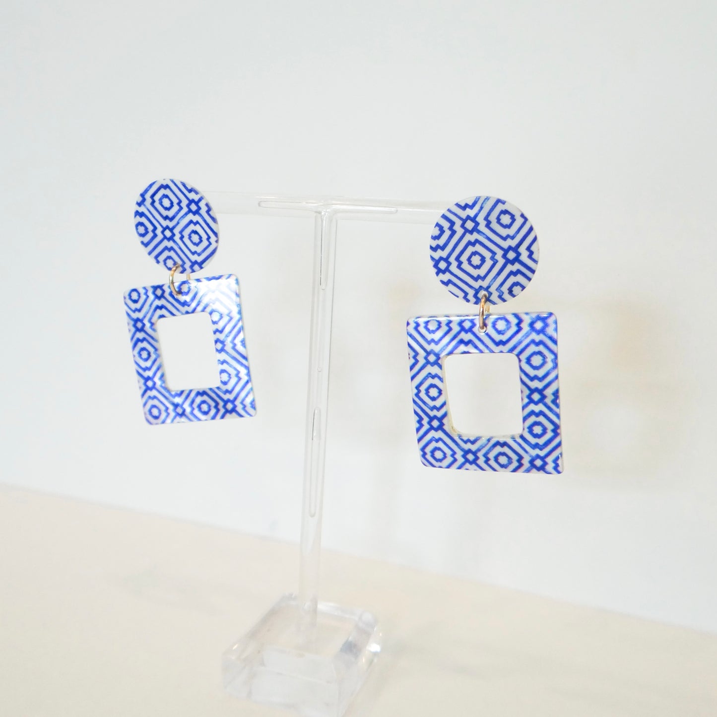 Santorini Geometric Earrings