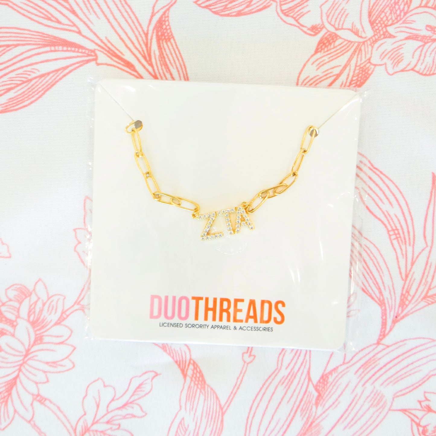 Sorority Rhinestone Necklace