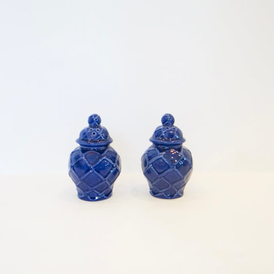 Blue Ginger Jar S&P Shakers