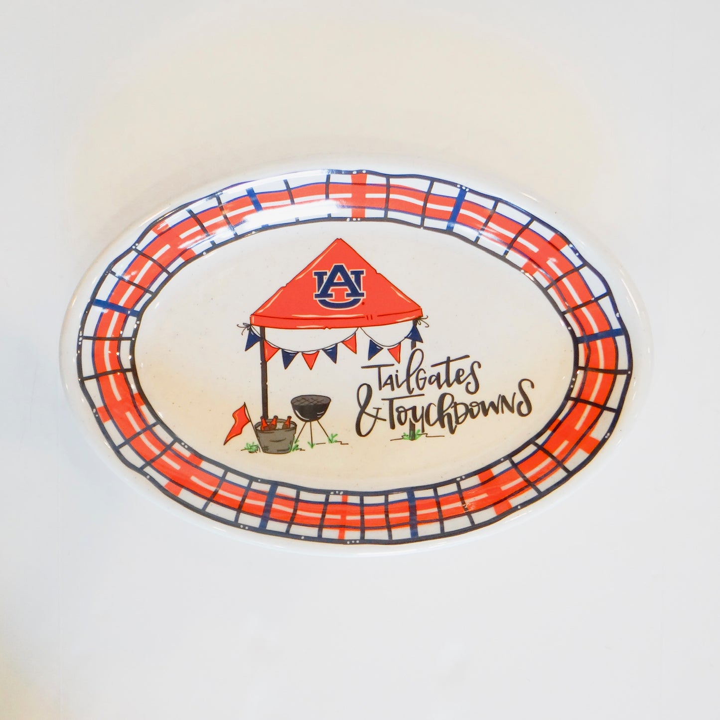 Auburn Tailgates and Touchdowns Tray