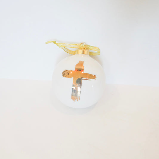 Cross Ball Ornament