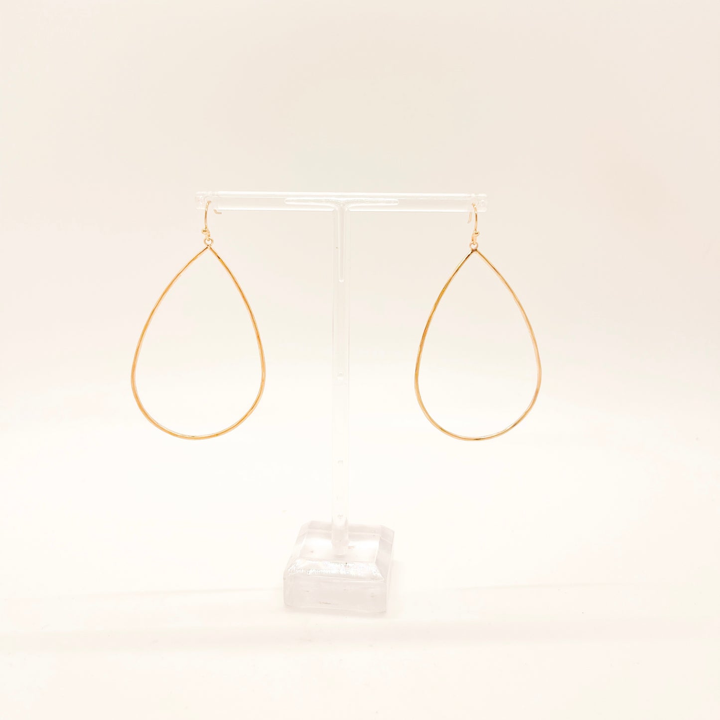 Earring of the Week - Thin Gold Teardrop