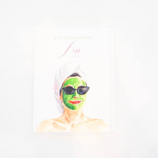 Spa Mask Card