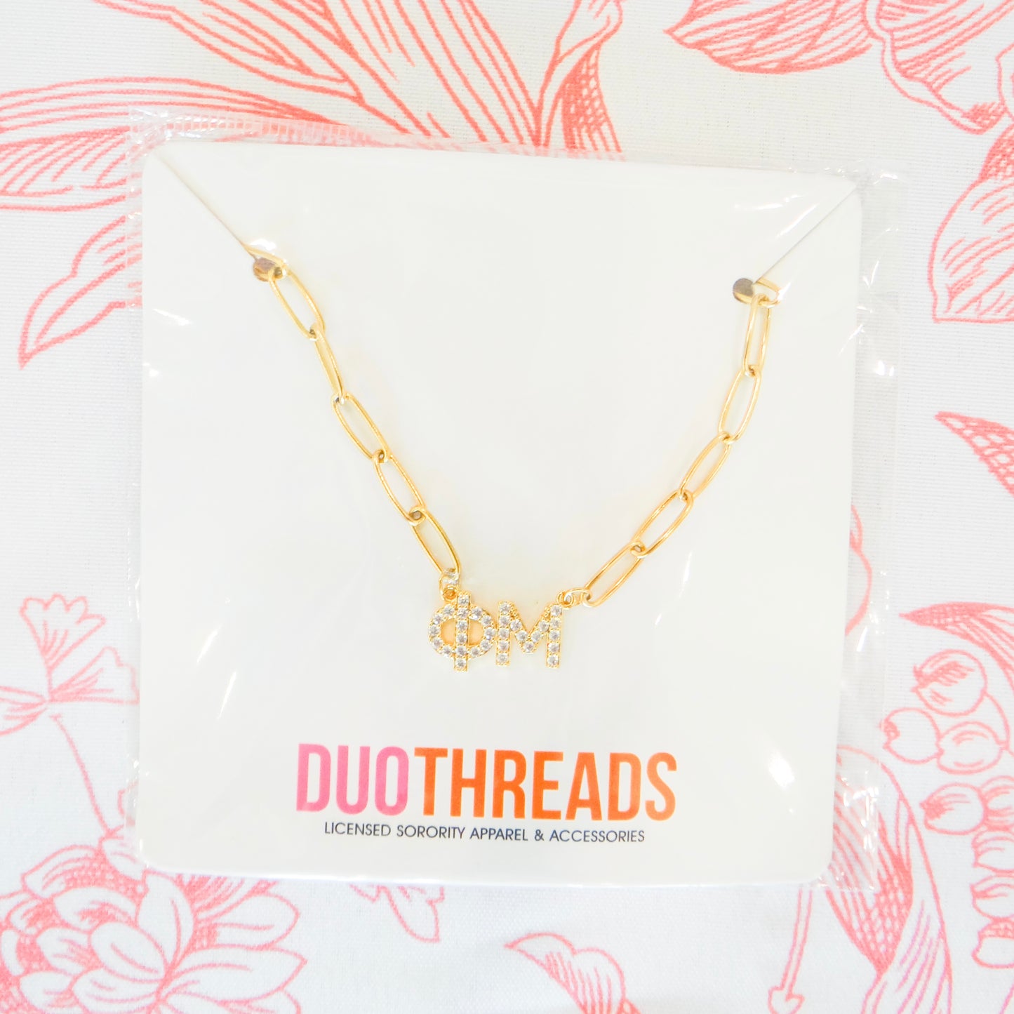 Sorority Rhinestone Necklace