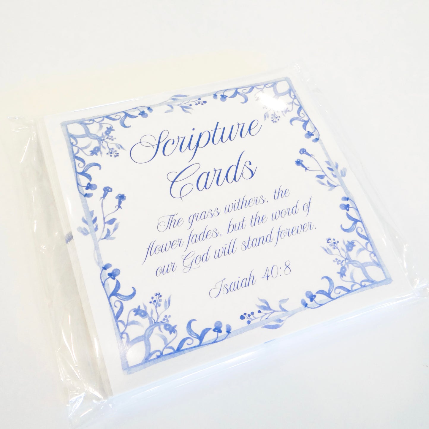 Blue and White Scripture Cards